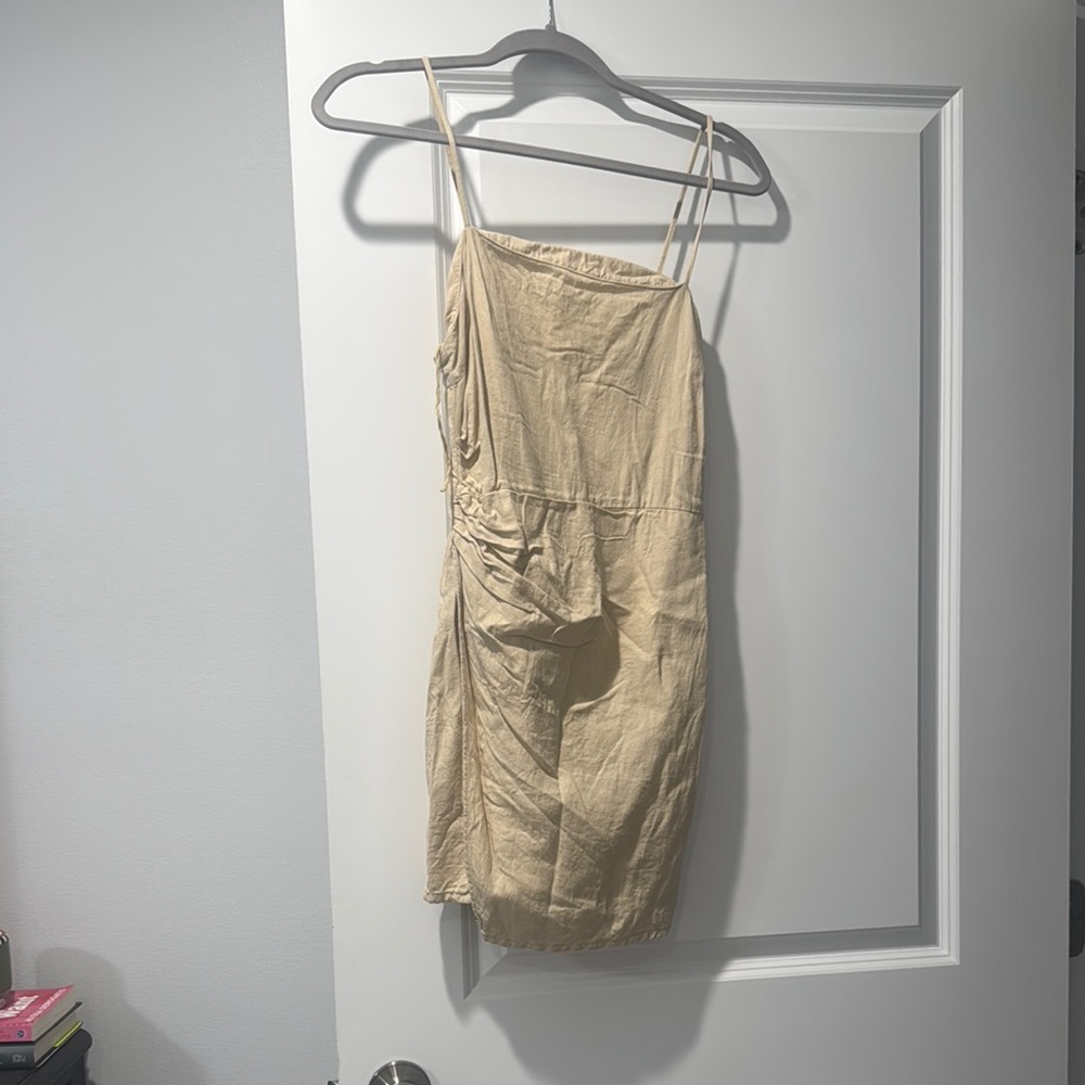 Zara Beige Mini Dress